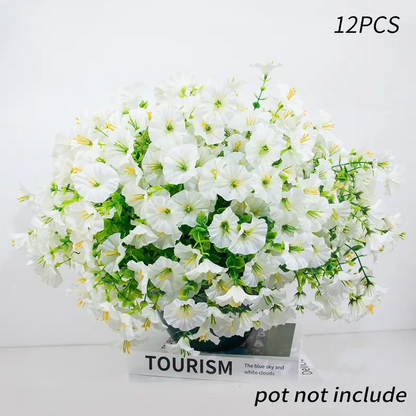 🌸 Spring/Summer Home Decor - 🌿 Artificial Silk Colored Morning Glory 12/stem