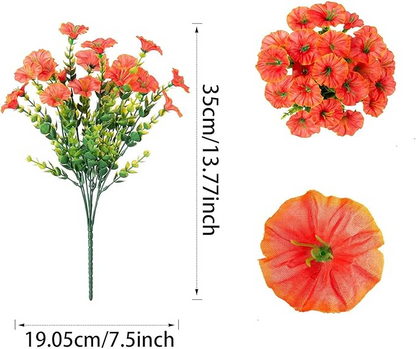 🌸 Spring/Summer Home Decor - 🌿 Artificial Silk Colored Morning Glory 12/stem