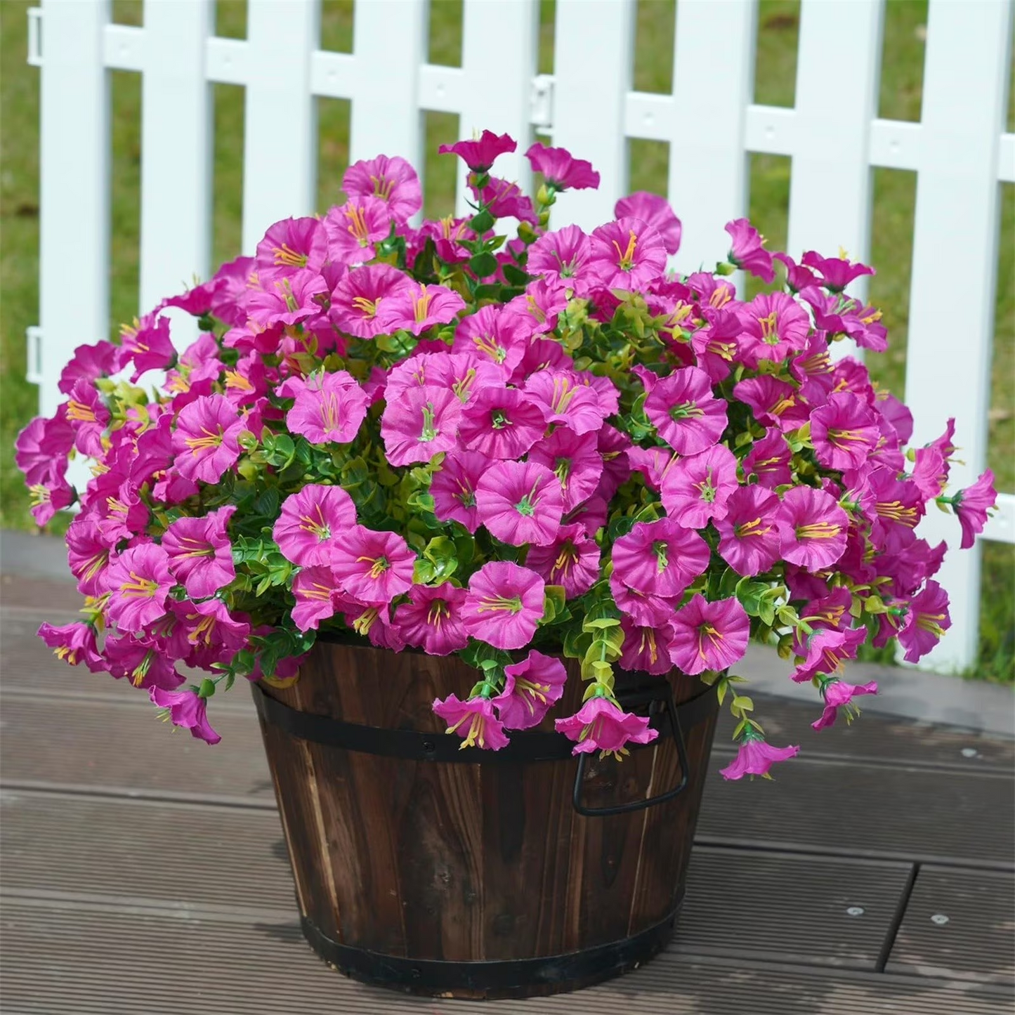 🌸 Spring/Summer Home Decor - 🌿 Artificial Silk Colored Morning Glory 12/stem