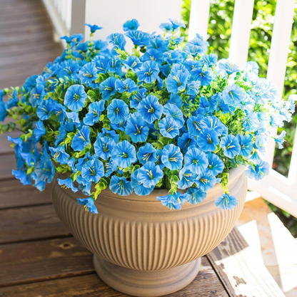 🌸 Spring/Summer Home Decor - 🌿 Artificial Silk Colored Morning Glory 12/stem