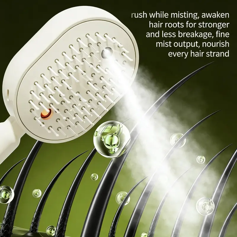 ✨ Spray Air Cushion Electric Scalp Massage Comb