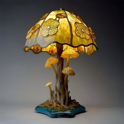🍄 Tiffany-Style Mushroom Lamp ✨ Transform Any Space with Magical Glow