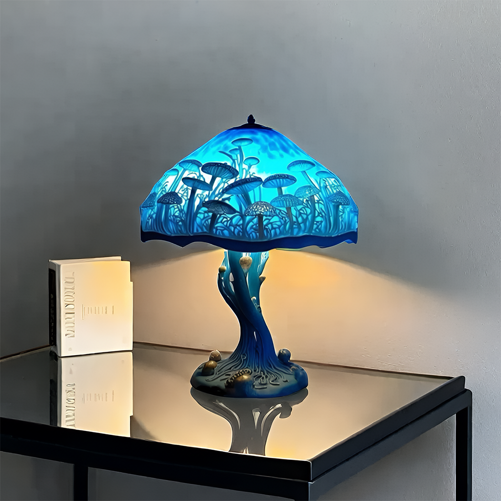 🍄 Tiffany-Style Mushroom Lamp ✨ Transform Any Space with Magical Glow