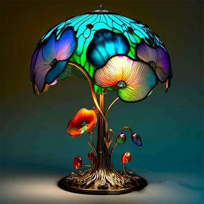 🍄 Tiffany-Style Mushroom Lamp ✨ Transform Any Space with Magical Glow