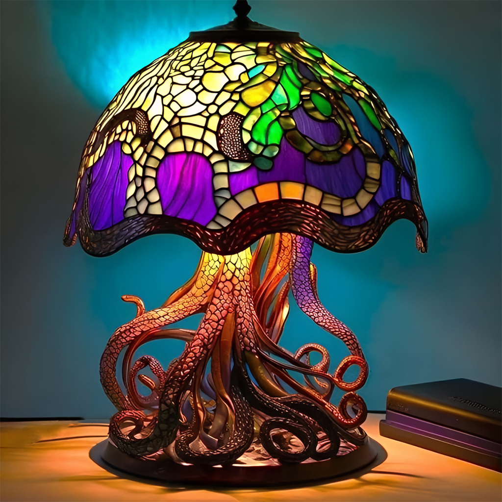 🍄 Tiffany-Style Mushroom Lamp ✨ Transform Any Space with Magical Glow