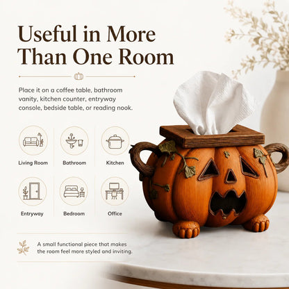 🎃🧻Pumpkin Tissue Box Cover