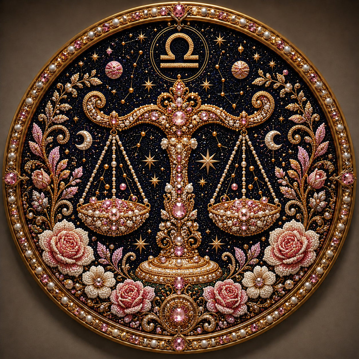 🔥 Last Day 49% OFF - 💎 12 Zodiac Signs Pearl Art Kit ♈💫 Bring Every Zodiac Sign to Life with Pearls