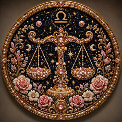 🔥 Last Day 49% OFF - 💎 12 Zodiac Signs Pearl Art Kit ♈💫 Bring Every Zodiac Sign to Life with Pearls