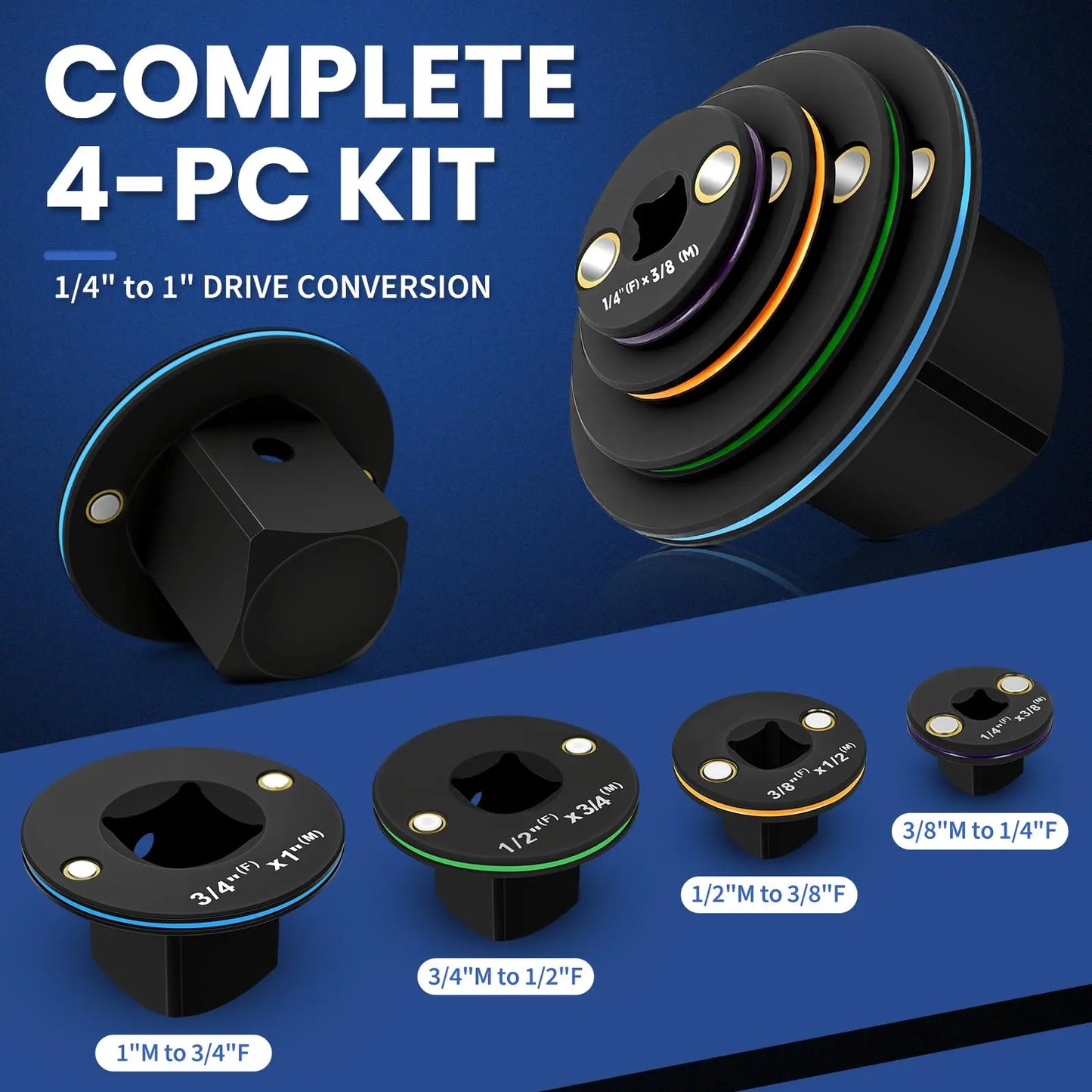 🔧2026 Upgraded Low Profile Impact Socket Adapter Set🔧