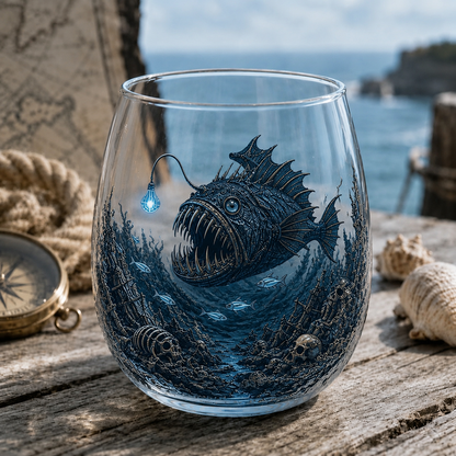 🌊 7-Piece Legendary Ocean Treasure Crystal Set for Whiskey Lovers & Home Bar Collectors ⚓✨