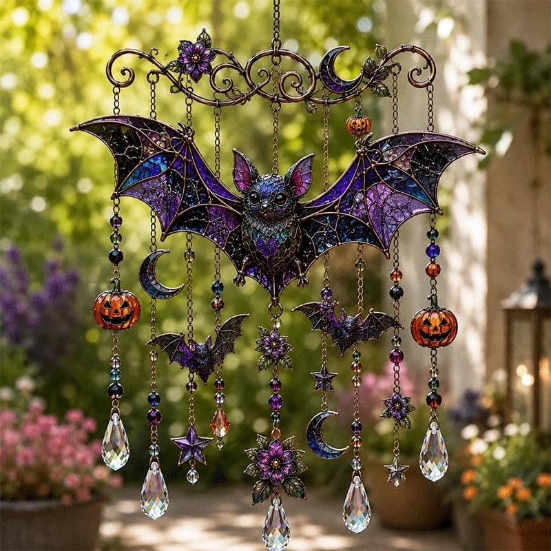 Halloween Suncatcher Wind Chime