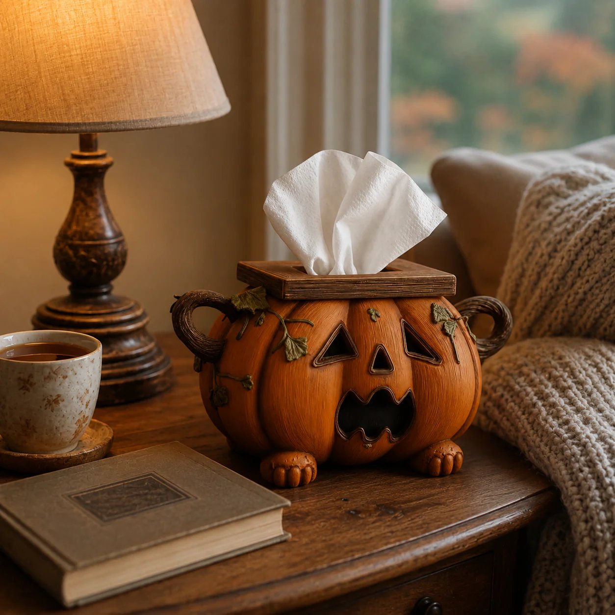 🎃🧻Pumpkin Tissue Box Cover