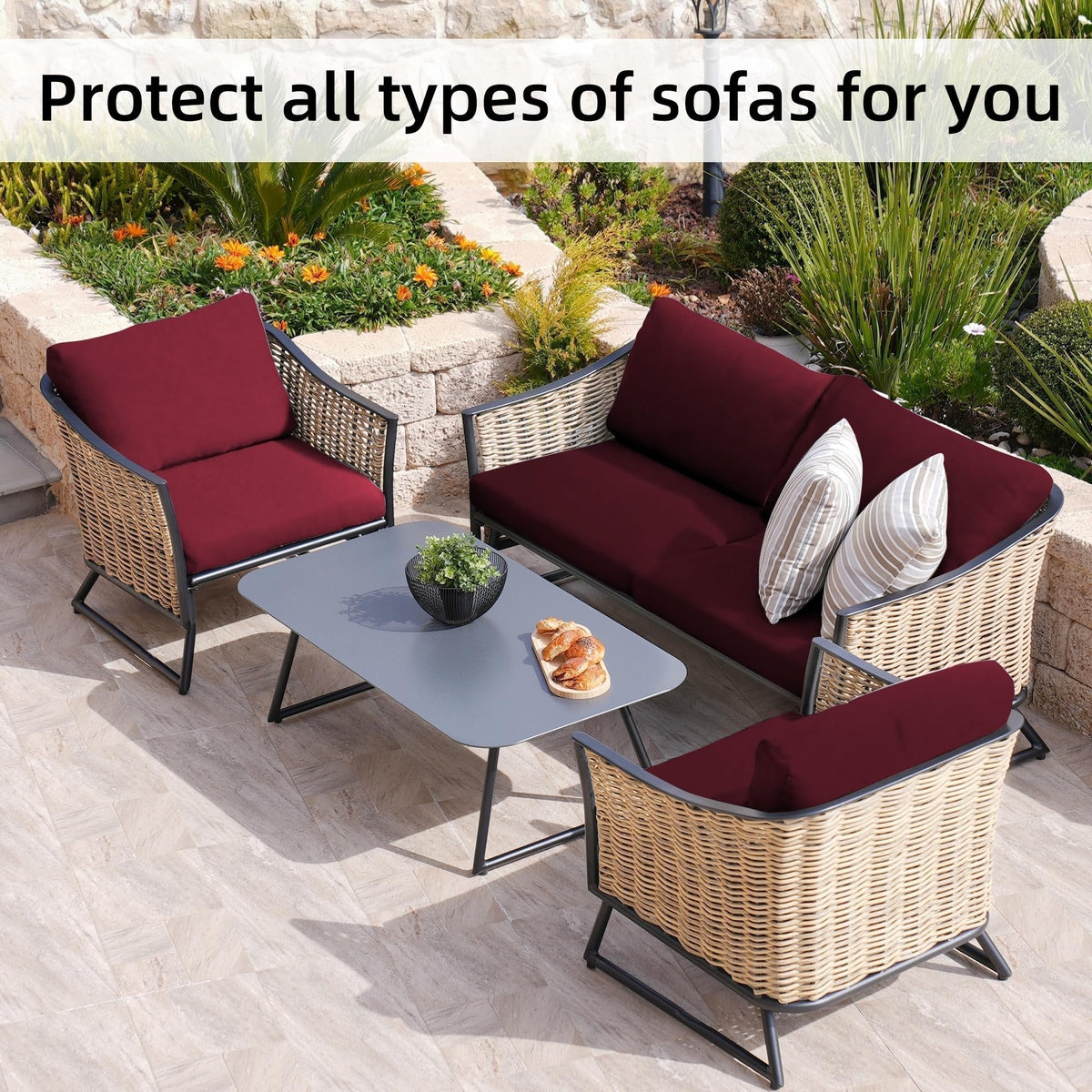 🪑 Stretch Sofa Cushion Covers — Only $9.99 Per Cover