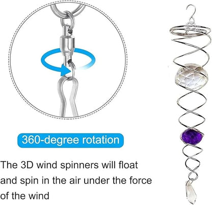 🔥 Last Day Sale Price |✨ Sacred Journey Spiral Crystal (12 inches Length)