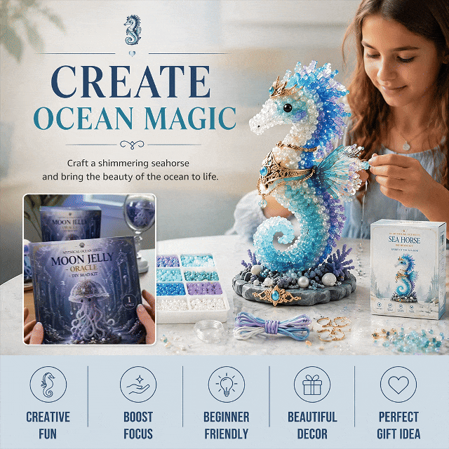 🌊Mythical Ocean DIY Beads Jewelry Making Kit