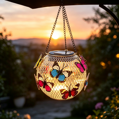 ⏳LAST DAY SALE 50% OFF !!📢Solar Pendant Lamp Art Of Iron