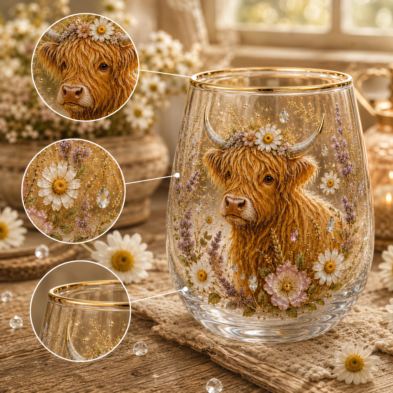 🔥LAST DAY 50% OFF - 🌸🌿 Limited Edition 2026 Garden Morning Bliss Glass Tea Cup☀️☕