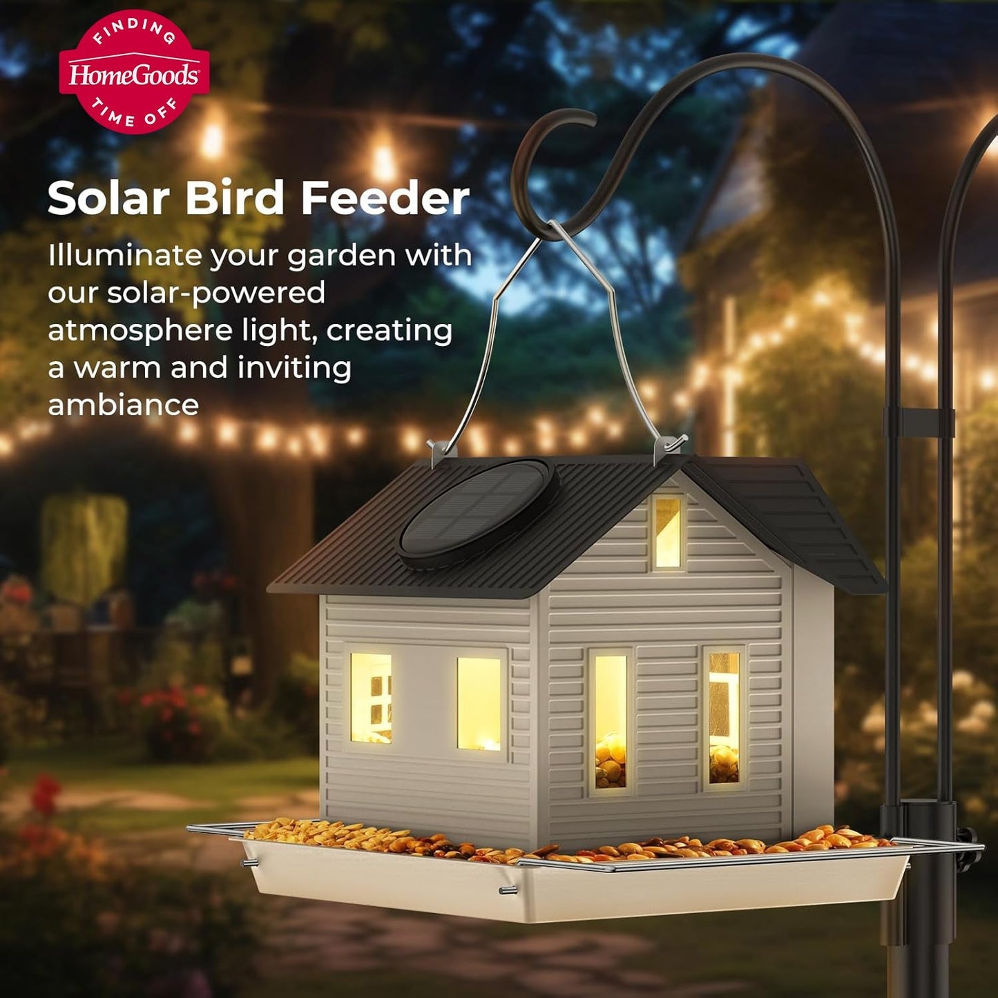 🌟Flash Sale-50% Off!🌟Solar Window Bird Feeder with Auto-Glow Light – Day & Night Bird Watching🐦