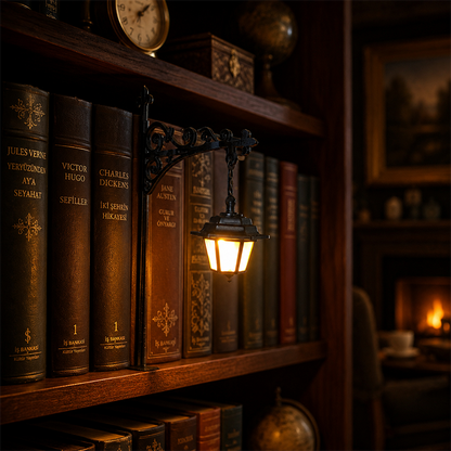 Limited Edition📚👻 Enchanted Bookshelf Lantern Bundle – Library Lantern & Ghost Lantern Set