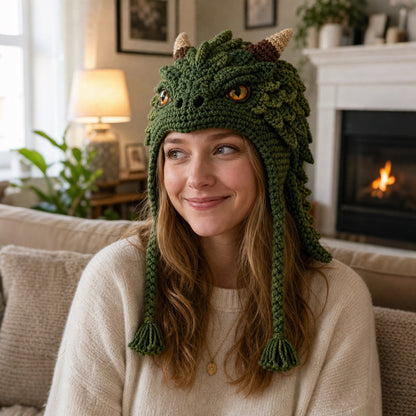 🔥LAST DAY 50% OFF - 🧵 Fantasy Hood Hat DIY Crochet Kit – Create Your Own Magical Wearable Character Hat