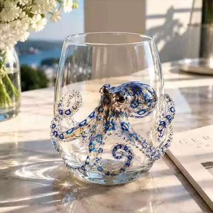 🌊 7-Piece Legendary Ocean Treasure Crystal Set for Whiskey Lovers & Home Bar Collectors ⚓✨