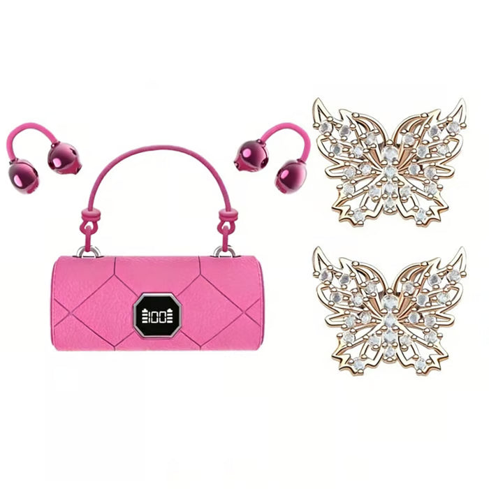 💖 Jewelry worn on your ears! Butterfly clip-on Bluetooth earphones, painless to wear, Bluetooth 6.0, IPX5 waterproof.