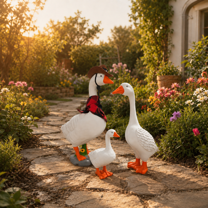 🪿 Classic Porch Goose Statue – Cozy Country Charm for Every Season🌿
