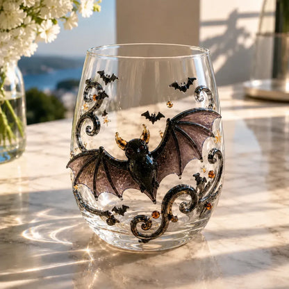 🔥 LAST DAY-60% OFF | 🎃 8-Piece 3D Sculpted Halloween Glass Set - Perfect for parties and cozy autumn bars