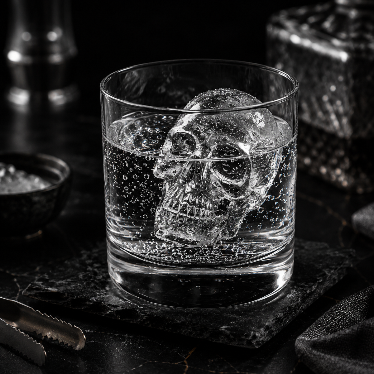 🥳2026 HOT SALE💀🧊 50% OFF! DIY Silicone Skull Ice Cube Tray – Giant slow-melt skull for whiskey, cocktails & more✨