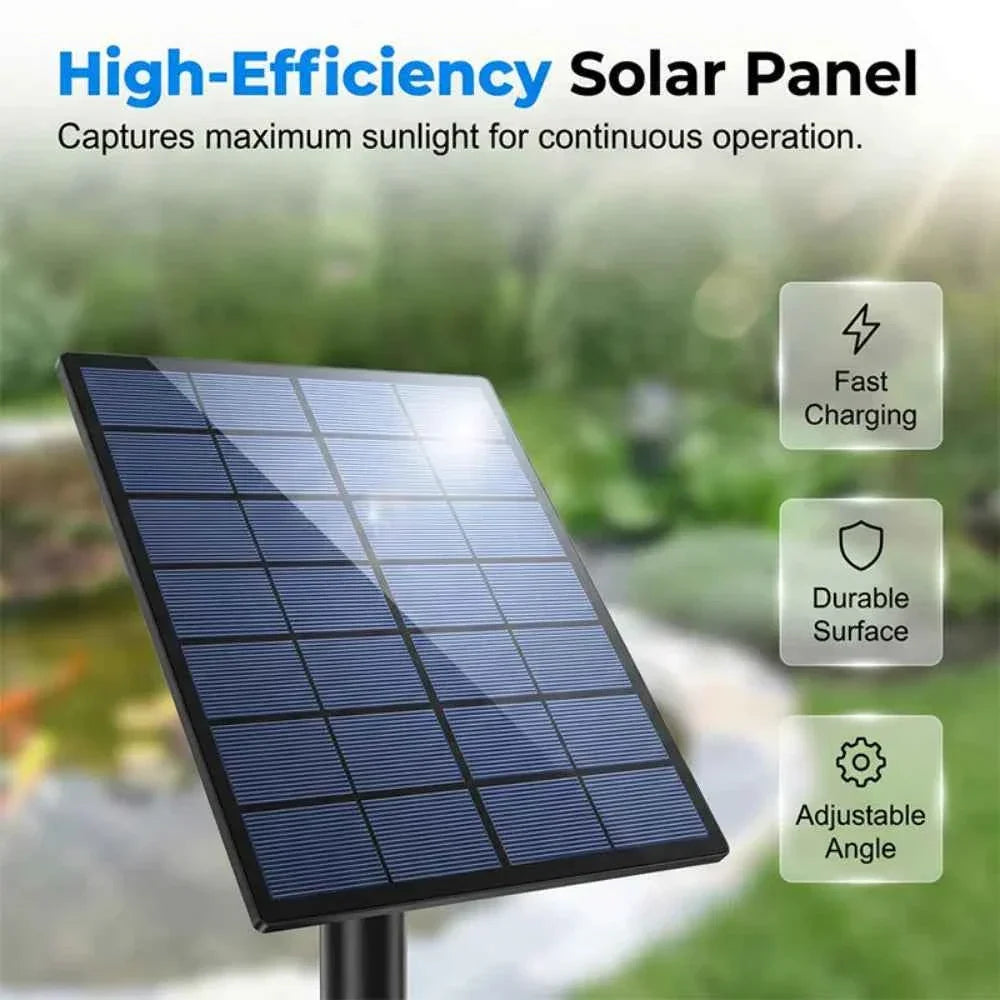 Last Day 48% OFF🔥Solar Pond Aerator with Air Pump🐟