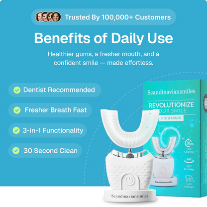Ultrasonic Electric Toothbrush 🪥✨ Deep Clean | Sale 🔥
