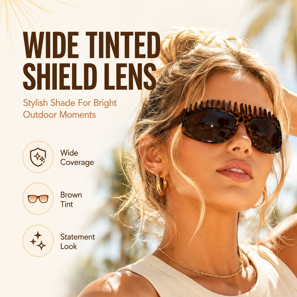 ⭐️Last Day 50% OFF😎 2-In-1 Tortoiseshell Headband Sunglasses – Stylish Shade & Hair Control in Seconds