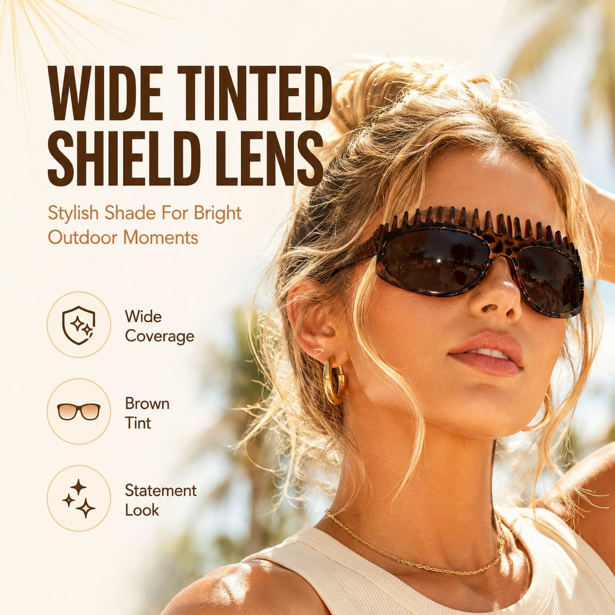 ⭐️Last Day 50% OFF😎 2-In-1 Tortoiseshell Headband Sunglasses – Stylish Shade & Hair Control in Seconds