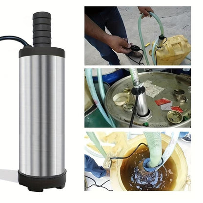 Portable Submersible Pump ⚡ Perfect for Diesel, Kerosene & Water💧