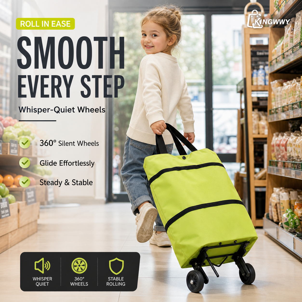 🔥HOT SALE 44% OFF🔥Foldable 2-in-1 Shopping Bag