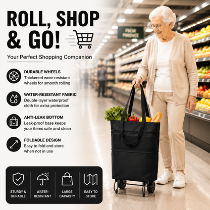 🔥HOT SALE 44% OFF🔥Foldable 2-in-1 Shopping Bag