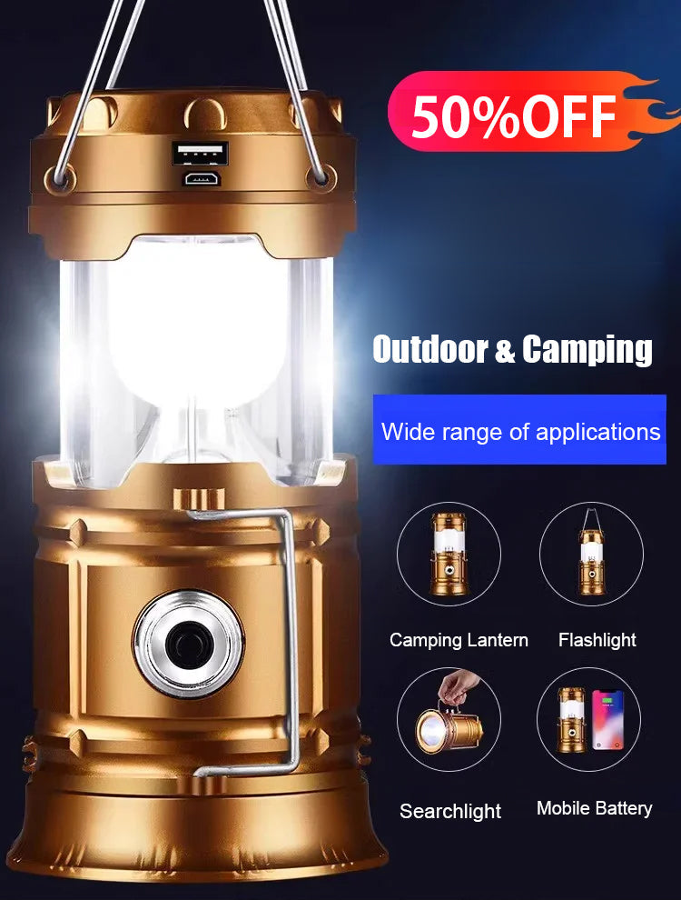 🔥Limited-Time Offer-60% Off🌟A must-have for emergency situations at home, waterproof multifunctional solar light