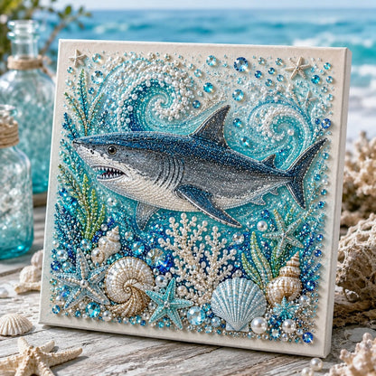 🔥 Up To 61% OFF Sale - 🌊✨ Ocean Theme Pearl Art DIY Kit – Relaxing DIY Craft to Create Stunning Coastal Artwork