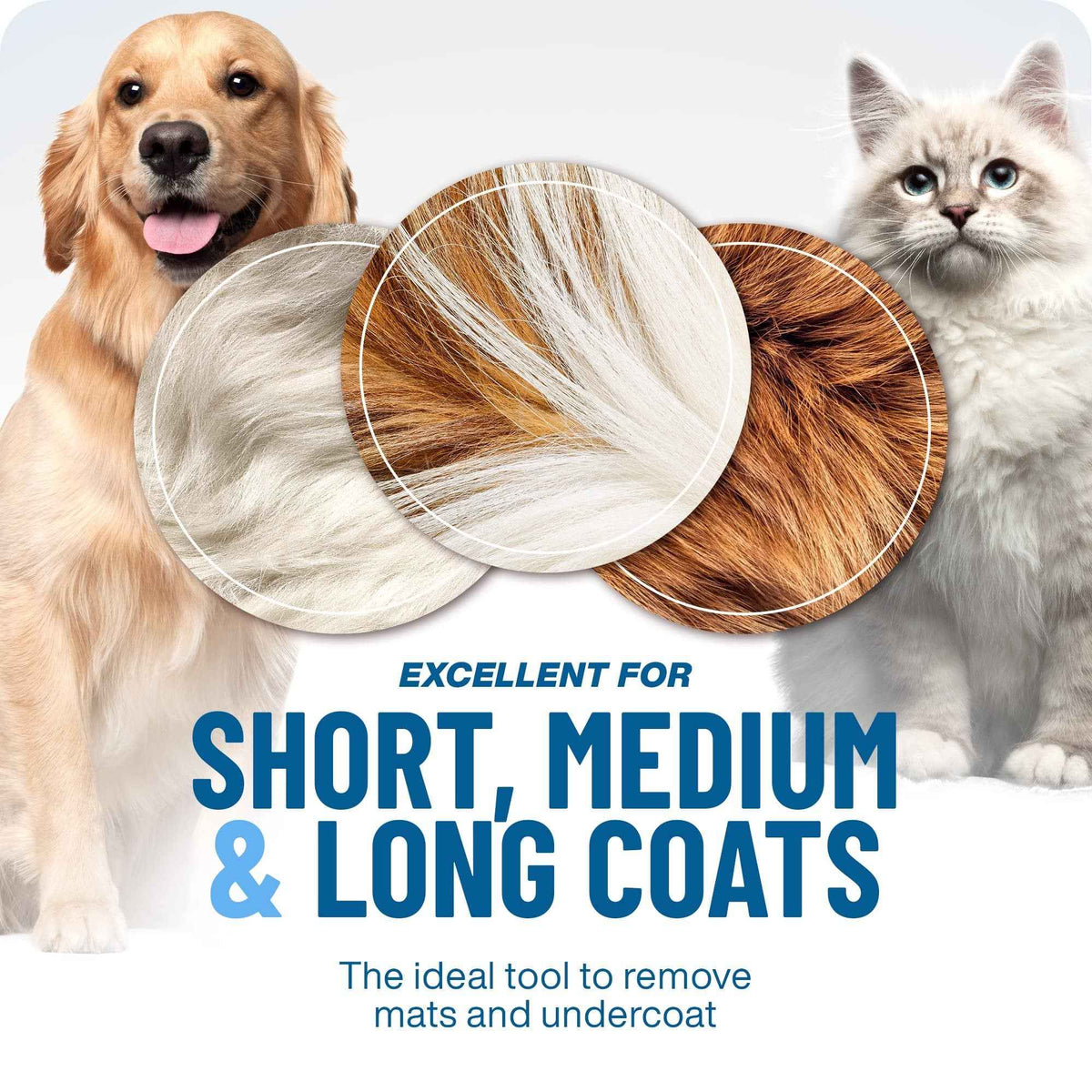 🏆 Professional Detangling Tool For Dogs And Cats – Gentle On Skin✂️🔥