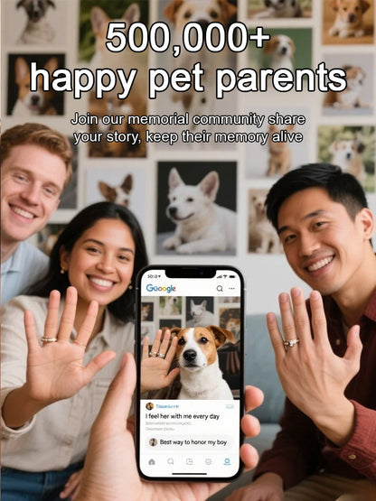 【Pet Memorial Ring.】Turn limited companionship into eternal remembrance. 🐾💍