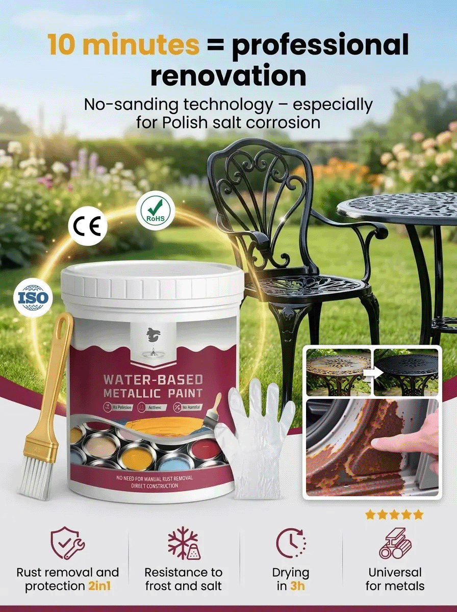 💥Black Water-Based Metallic Paint