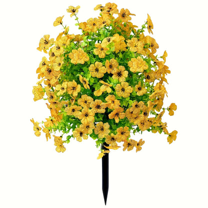 🌼 Artificial Daisy Flowers with Eucalyptus Leaves | Outdoor Indoor Decor