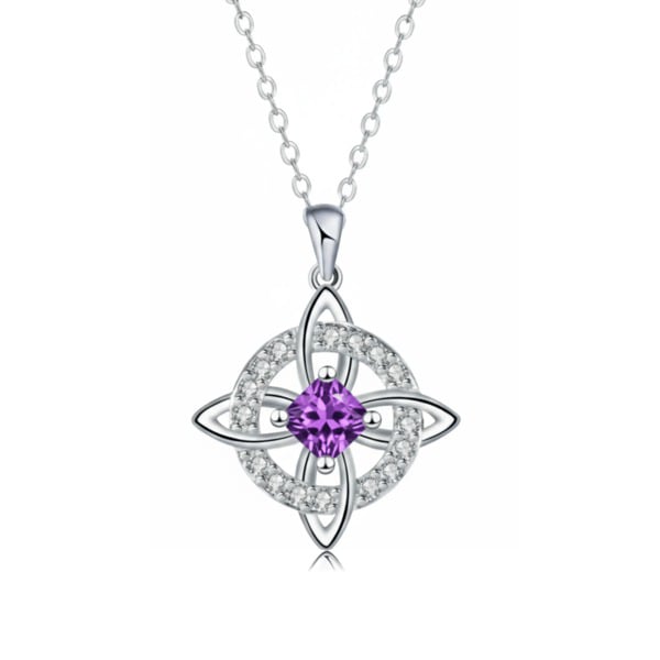 Mystical Birthstone Witches Knot Necklace – Natural Crystal 🔮💞Protect Your Loved Ones