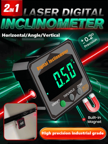 🔥Uo To 60% OFF🔥Digital Laser Angle Finder Protractor Tool