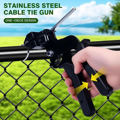 ⚡ Stainless Steel Cable Tie Tool | Fast Tightening & Cutting Gun