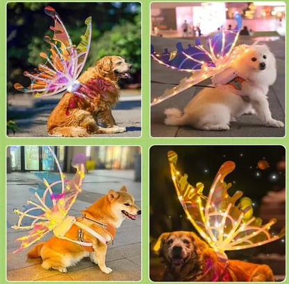 Glowing Fairy Wings For Girls Pretend Play Dress-up toys , Butterfly Wings for 3+ year Years Girls, Fun Play, Fancy Toy for Kids Halloween, Christmas Birthdays gift
