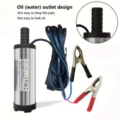 Portable Submersible Pump ⚡ Perfect for Diesel, Kerosene & Water💧