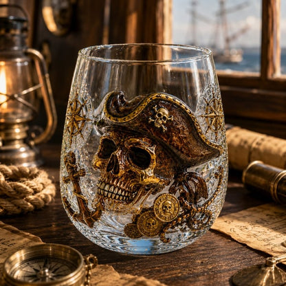 🌊 Legendary Ocean Treasure Crystal Set for Whiskey Lovers & Home Bar Collectors ⚓✨