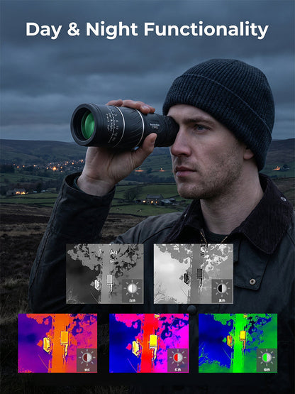 ⏳Last Chance! 50% OFF🔥Used by American Mountain Guides! 100x HD Monocular, IPX5 Waterproof & Fog-Proof🧭🔭