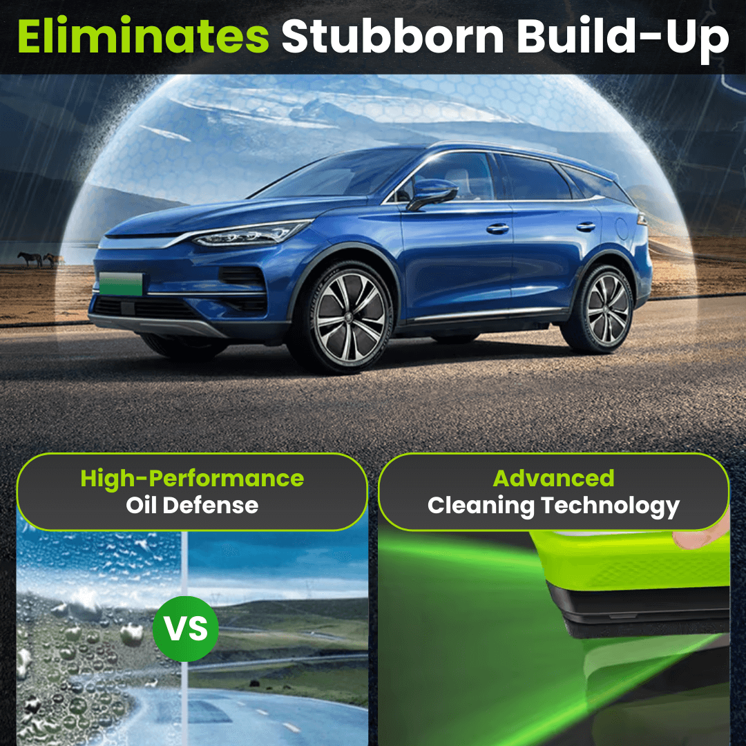 🚗🧼 Multi‑Surface Oil Film Cleaning Brush for Auto & Household Glass
